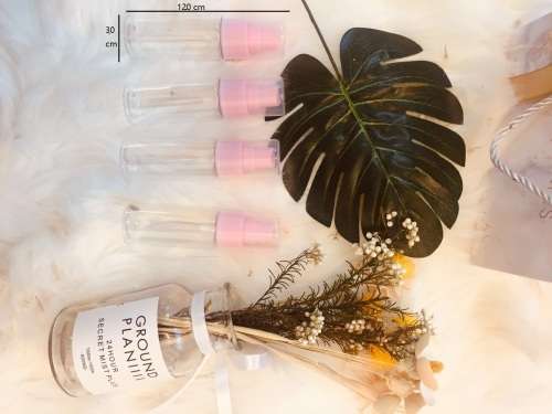 Refillable Travel Bottles Set Package Cosmetics Bottles Plastic Pressing Spray Bottle Makeup Tools