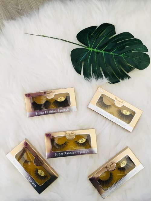 Blinggirl Mink Lashes 5D Mink Eyelashes 100% Cruelty free Lashes Reusable Natural Eyelashes#5D26