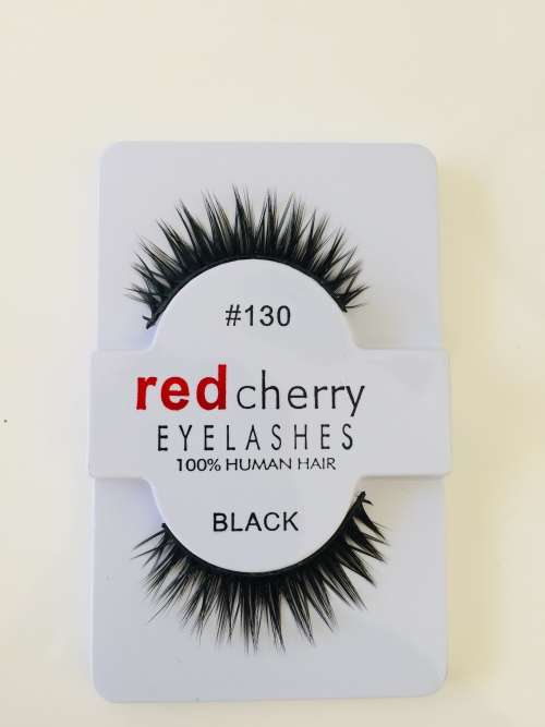 RED CHERRY SERIE Eyelashes 100% Human Hair Black#160