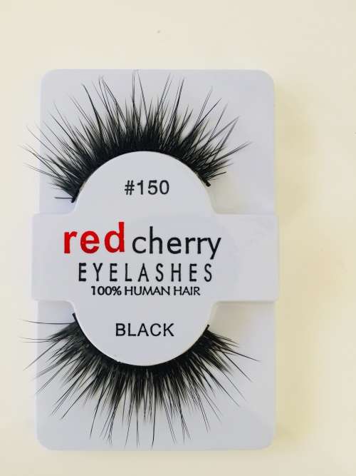 RED CHERRY SERIE Eyelashes 100% Human Hair Black#160
