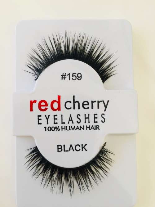 RED CHERRY SERIE Eyelashes 100% Human Hair Black#160