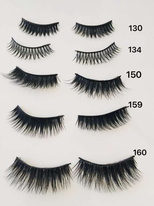 RED CHERRY SERIE Eyelashes 100% Human Hair Black#160