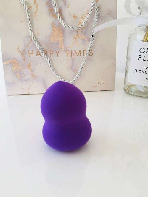 Cocute Beauty Sponge Foundation Powder Smooth Makeup Sponge for Lady Make Up Cosmetic Puff--purple