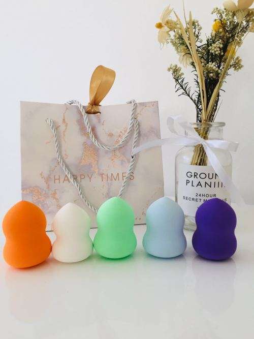 Cocute Beauty Sponge Foundation Powder Smooth Makeup Sponge for Lady Make Up Cosmetic Puff--purple