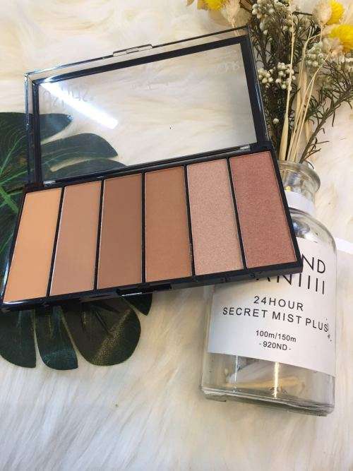 Ushas Cosmetics Serie The Fashion Contour 6 Color Fashion Pletter Makeup Powder