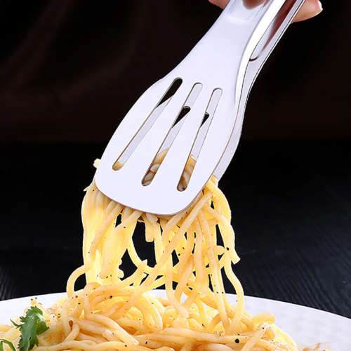 1PC Stainless Steel Kitchen Tongs BBQ Clip Food Tongs