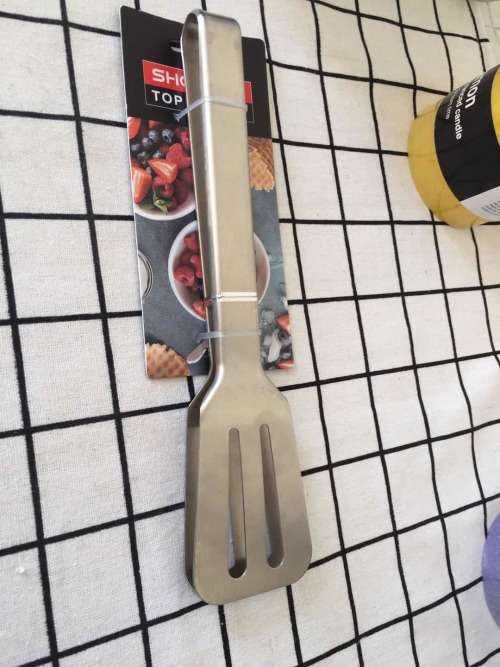 1PC Stainless Steel Kitchen Tongs BBQ Clip Food Tongs