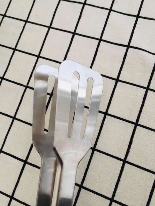 1PC Stainless Steel Kitchen Tongs BBQ Clip Food Tongs