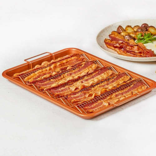 Bacon Crisper - Baking Sheet & Air Crisper Pan