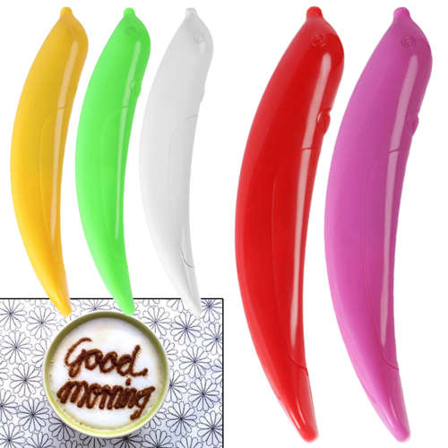 Coffeeware Electrical Latte Art Pen for Coffee Cake Spice Pen Cake Decoration Pen--purple