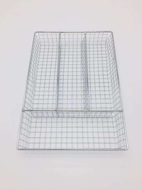 stainless steelCutlery Tray Kitchen Cabinet Chopsticks Cutlery Storage Compartment Divider--silver