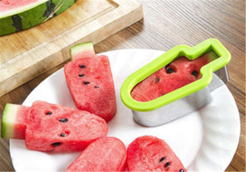 Watermelon Slicer Fruit Tool Kitchen Gadgets Stainless Steel Melon Cutter--green