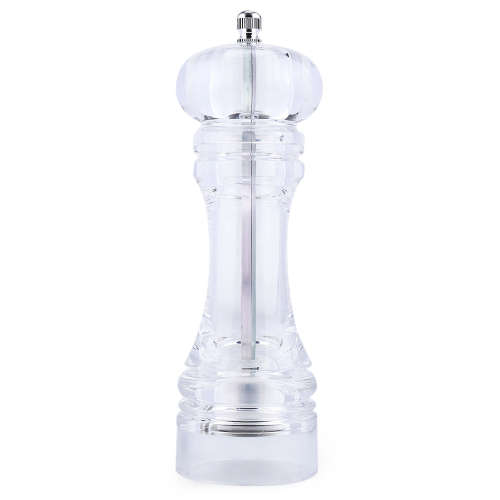 Acrylic Pepper Grinder Salt Spices Mill Shaker Transparent Grinding Tool--large