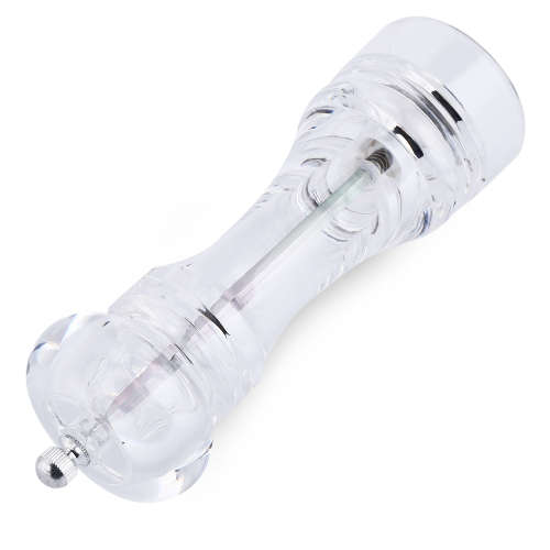 Acrylic Pepper Grinder Salt Spices Mill Shaker Transparent Grinding Tool--large
