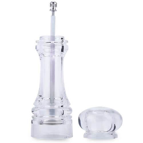 Acrylic Pepper Grinder Salt Spices Mill Shaker Transparent Grinding Tool--large