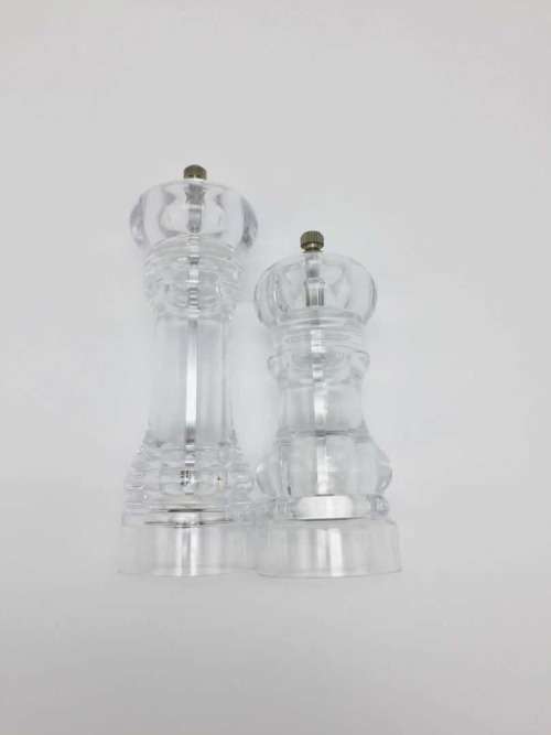 Acrylic Pepper Grinder Salt Spices Mill Shaker Transparent Grinding Tool--large