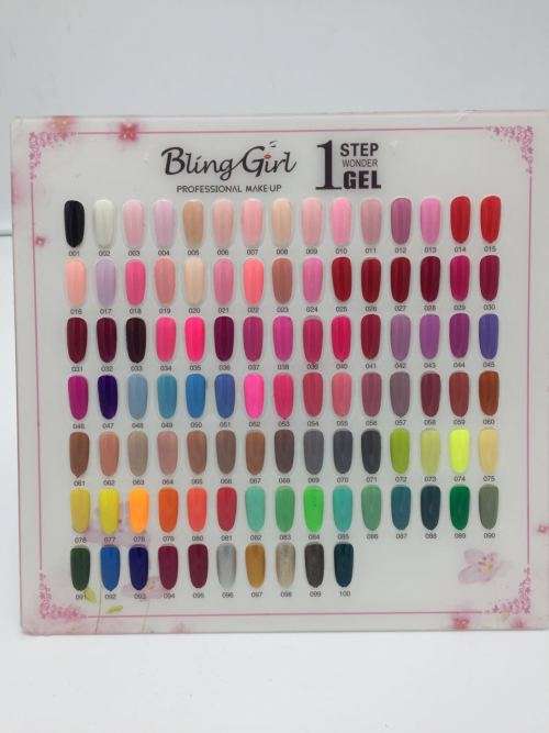 One Step UV Gel 3 in 1 Gel Polish Gel LED Soak off Long Gel Nail Polish 15ml--100 color option