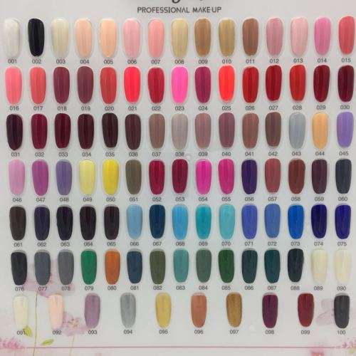BLINGGIRL100 Colors Gel Gel 10ML Pure Color UV LED Gel Nail Polish Long-lasting Soak Off Varn