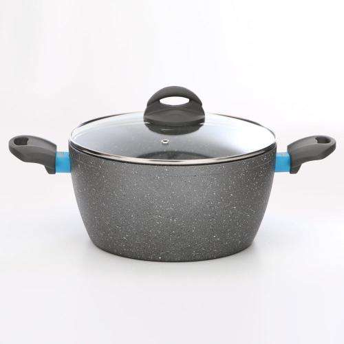 AMERCOOK LAVA STONE NON-STICK POT--24CM