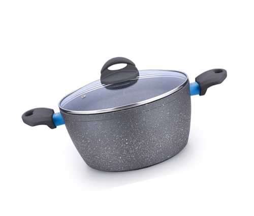 AMERCOOK LAVA STONE NON-STICK POT--24CM