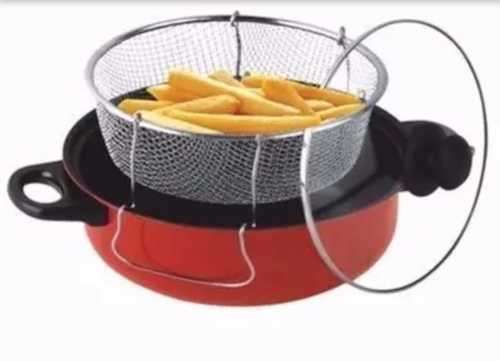 3pcs set steam cook fryer Fried pot Steam pot 26cm pot
