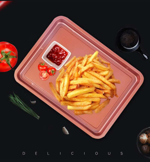 French Fries Basket Convenience Not-sticky Steam Rinse Mesh Basket Frying Fryer