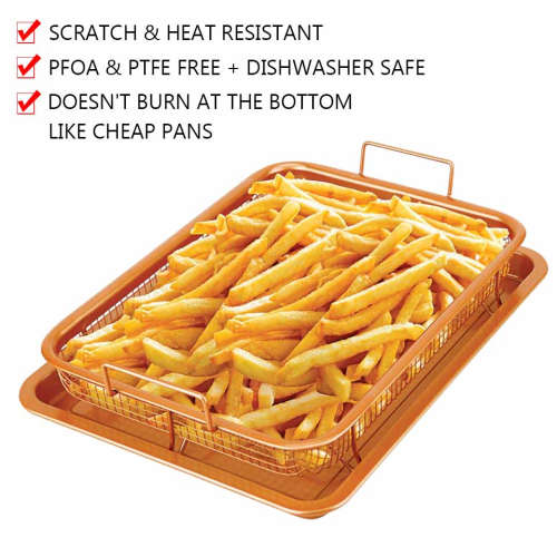 French Fries Basket Convenience Not-sticky Steam Rinse Mesh Basket Frying Fryer