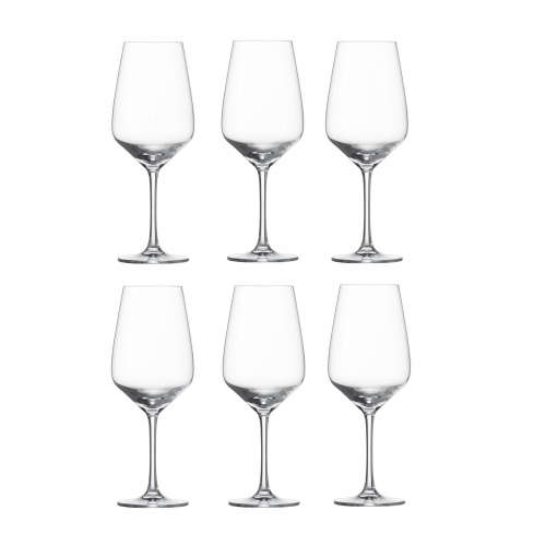 Red Wine Glass Set of 6 vetro 490ml/Red wine glass chateau