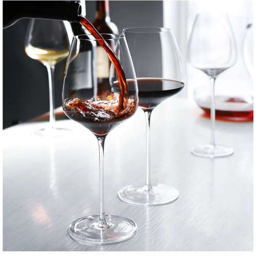 Red Wine Glass Set of 6 vetro 490ml/Red wine glass chateau/High grade red wine glass/Wine glass