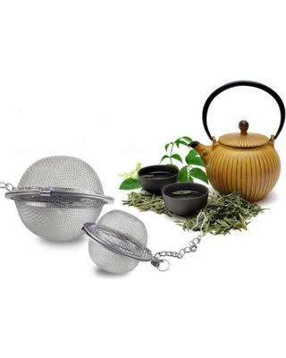 Tea strainerTea herb mesh strainer filter with handleFilter clipAccessories stainless