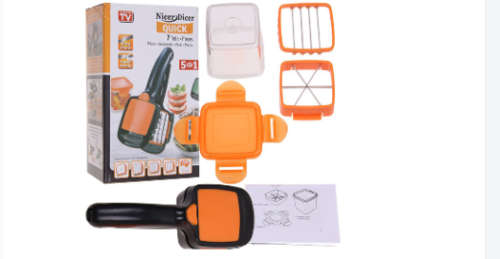 Nicer dicer 5in1/Quick nicer dicer/Quick cutter kit nicer dicer vegetable and fruit slicer