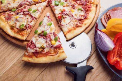 Aluminum Alloy pizza cutter High quality pizza cutter Copper color pizza cutter