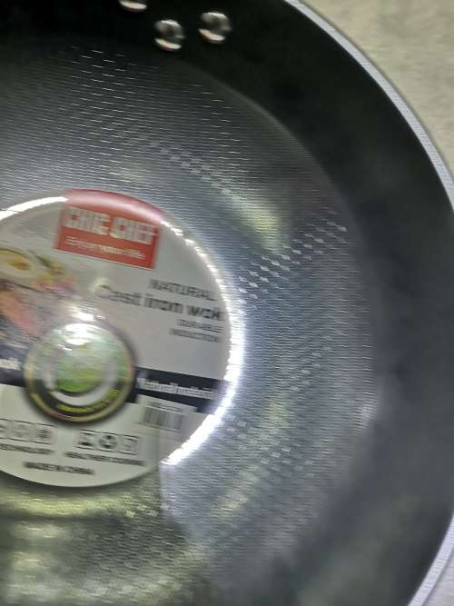 Cast Iron wok 34cm wok Big size wok