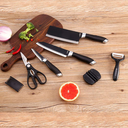 7pcs Knife set Non stick knife set Everwealth knife set Kitchen knife set