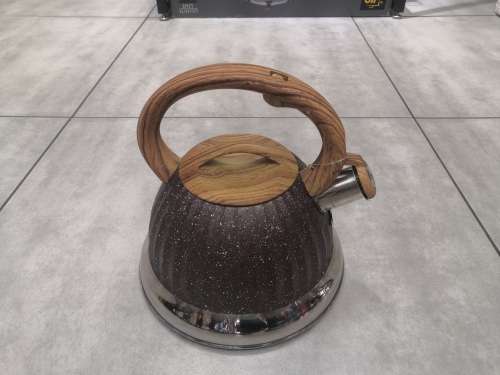 3.2L Whistle kettle Fashion Durable Hot Sale Stainless Steel Whistle Kettle With Wooden decal handle