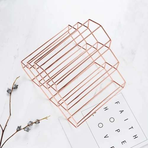 Wine bottle holder Honeycomb 6 bottle wine rack Rose gold bottle holder Wine bottle rack