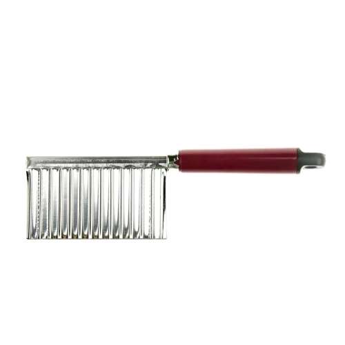 Potato French Fry Cutter Potato Wave Knife Chopper Stainless Steel Serrated Blade Easy Slicing