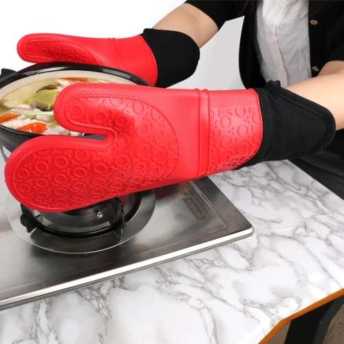 Silicone glove Oven glove High resistant glove--Small