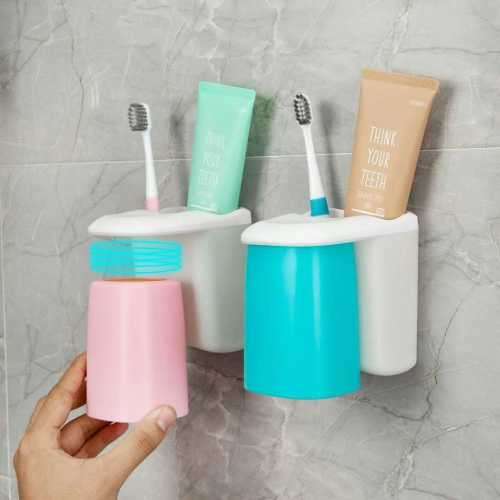 Multipurpose Toothbrush Combination Holder Shelf Bathroom Wall Mount/Magnetic toothbrush holder