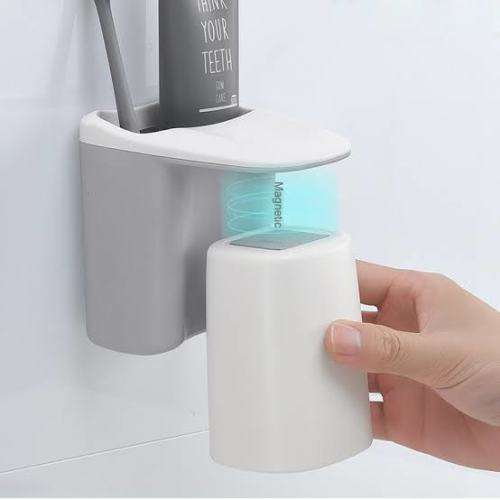 Multipurpose Toothbrush Combination Holder Shelf Bathroom Wall Mount/Magnetic toothbrush holder