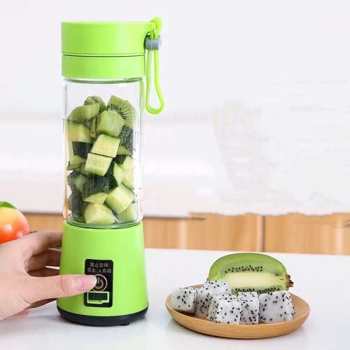 Rechargeable Double Blade Fruit Blender Smoothie Maker With USB Port
