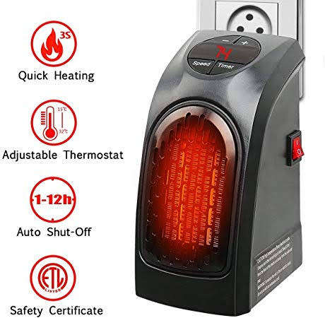 Mini air blower heater Quick&Easy mini heater Handy heater Winter Portable Wall-Outlet Electric Heat