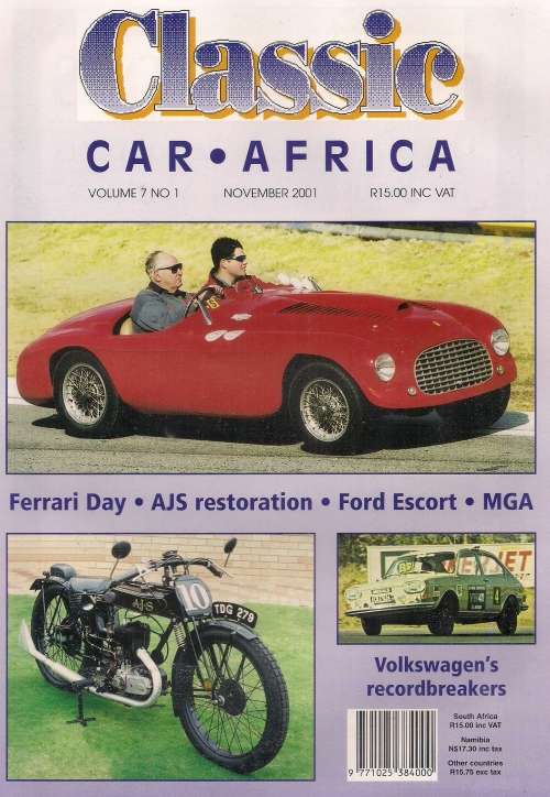 Classic Car Africa November 2001