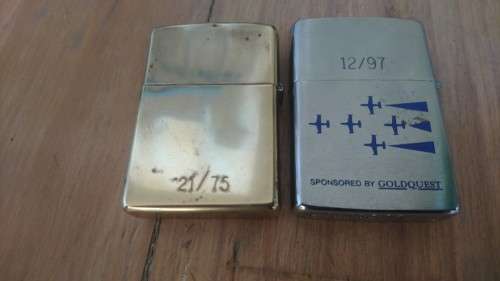 Zippo set of 2 Numbered Airforce Lighters