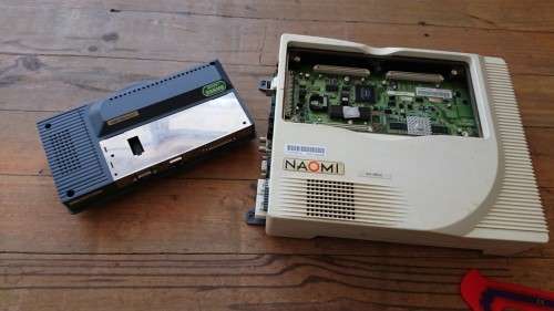 Broken Sega Naomi with Net Dimm Adaptor