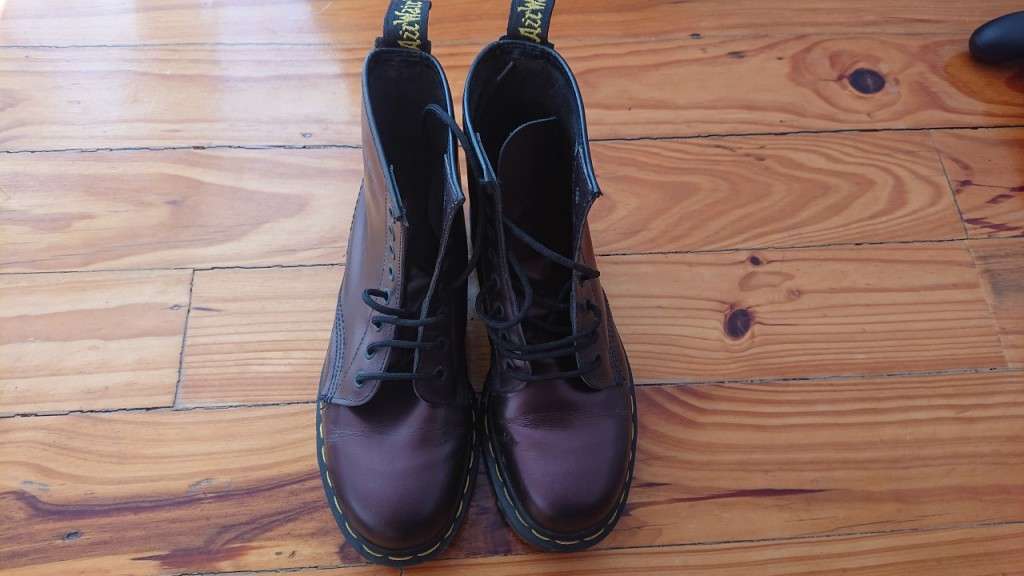 DR Marten Ankle Boots UK Size 5  Metallic Purple