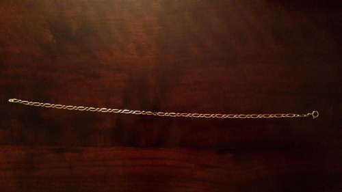 Solid 9CT Ladies ankle bracelet.