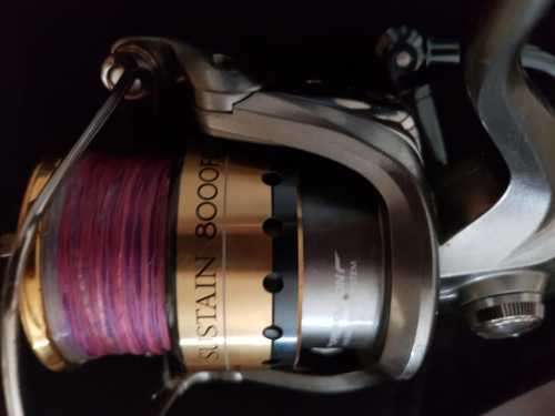 Shimano SUSTAIN 8000 FE reel.