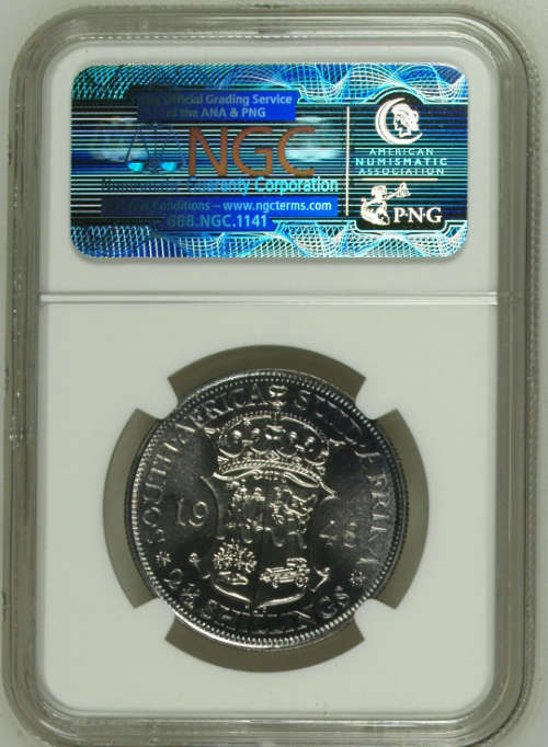 1948 2.5 SHILLING  PF65   MINTAGE 1120  BOOK VALUE  R2 850