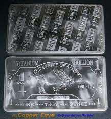 Troy Ounce Aluminum Buffalo Bar  *NEW*